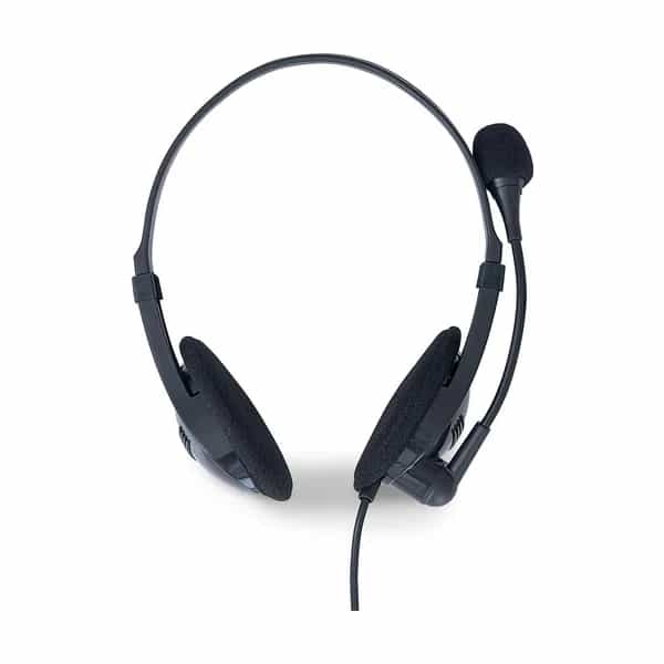 Auriculares Verbatim Con Micrófono Y Control Remoto Color Negro