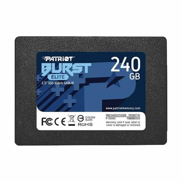 Disco sólido SSD Patriot Burst Elite 240 GB SATA III 2,5 pulgadas PBE240GS25SSDR