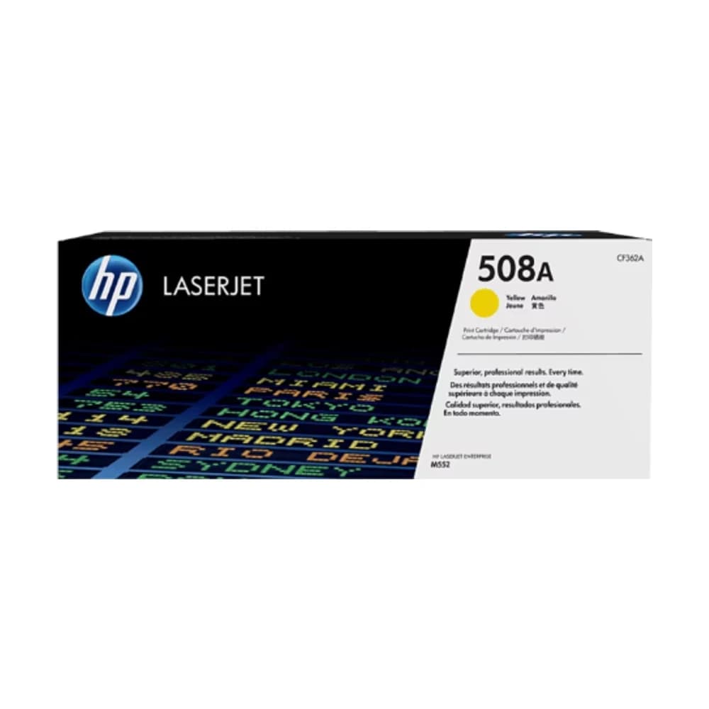 Tóner HP 508A Amarillo original LaserJet CF362A