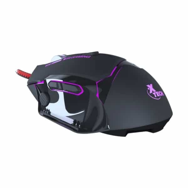Mouse gamer XTech Combative óptico 3D iluminado USB 8 botones XTM-720