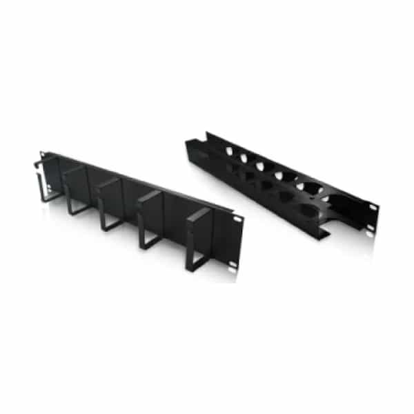 Organizador de rack GLC 19" 1U negro con tapa de cables GLC-ORGCR-001/R-1005