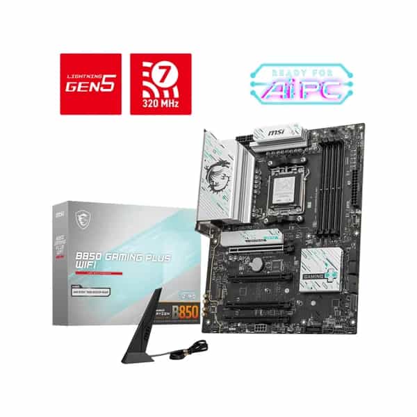 Motherboard MSI B850 GAMING PLUS WIFI AM5 DDR5