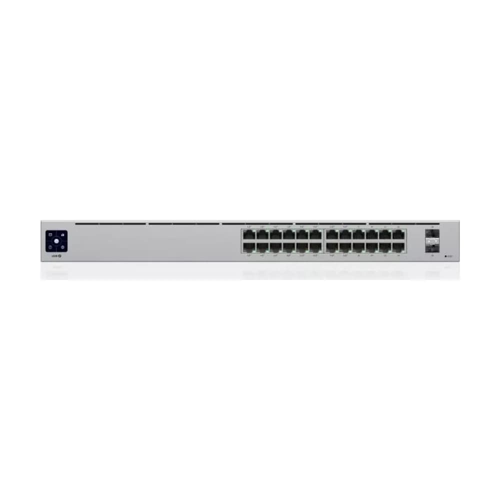 Switch Ubiquiti UniFi 24 puertos Gigabit 16 PoE + 2 SFP 1G 95W USW-24-POE