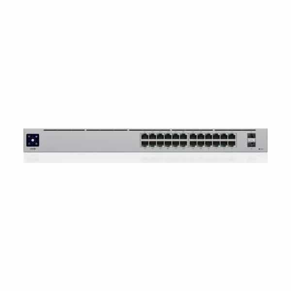 Switch Ubiquiti UniFi 24 puertos Gigabit 16 PoE + 2 SFP 1G 95W USW-24-POE