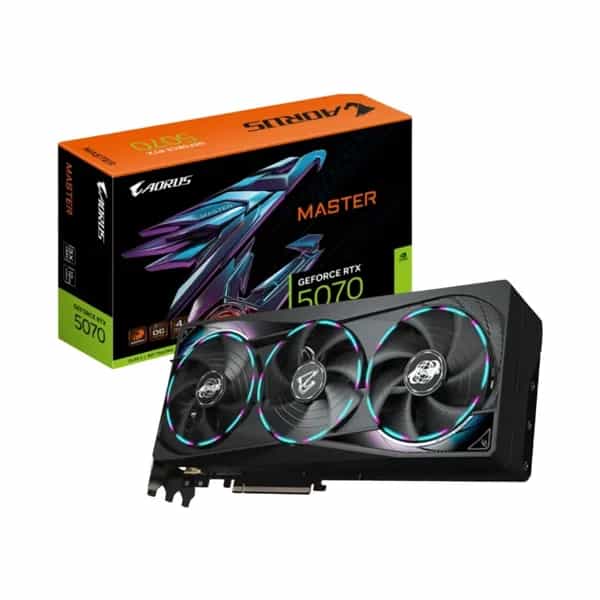 Placa de video Gigabyte RTX 5070 Aorus 12GB GDDR7 GV-N5070AORUS M-12GD