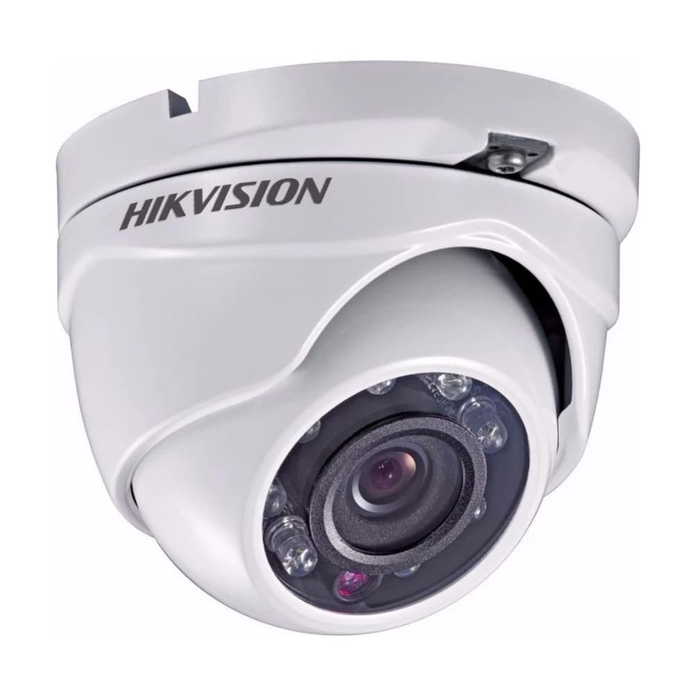 Cámara minidomo Turbo HD Hikvision DS-2CE56COT-IRMF 720p 4 en 1 metálico exterior 2.8mm