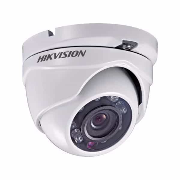 Cámara minidomo Turbo HD Hikvision DS-2CE56COT-IRMF 720p 4 en 1 metálico exterior 2.8mm
