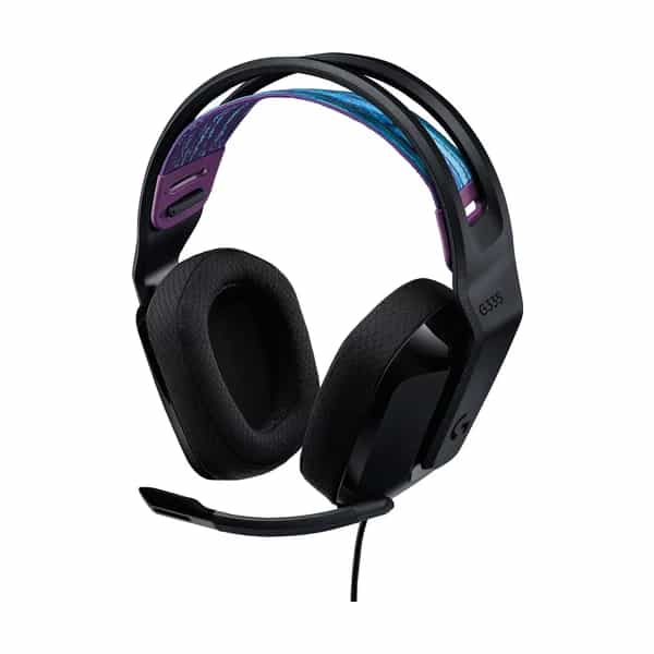 Auricular Logitech G335 Gaming Headset Black con cable