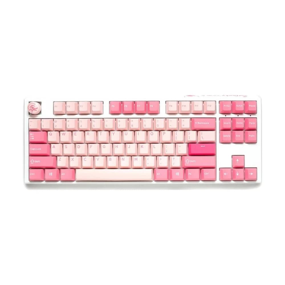 Teclado mecánico Ducky One 3 TKL Gossamer Pink Hotswap Double Shot PBT