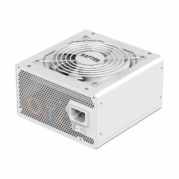 Fuente Raptor Volt 1000W 80 Plus Gold Full Modular PCIe 5.1 Blanca