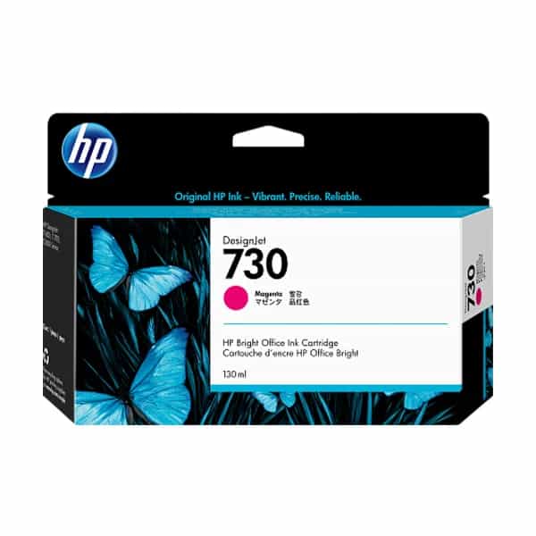 Cartucho de tinta HP 730 Magenta 130 ml P2V63A
