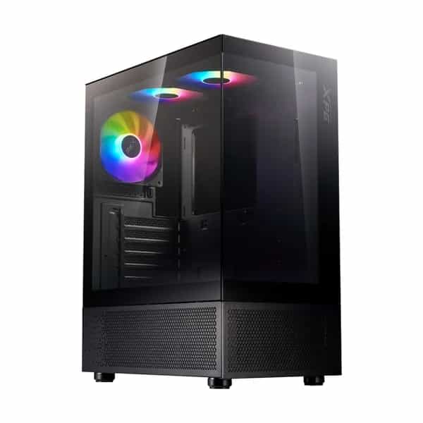 Gabinete XPG Invader X Mini Negro 5 fans ARGB INVADERXMINIMT-BKCWW