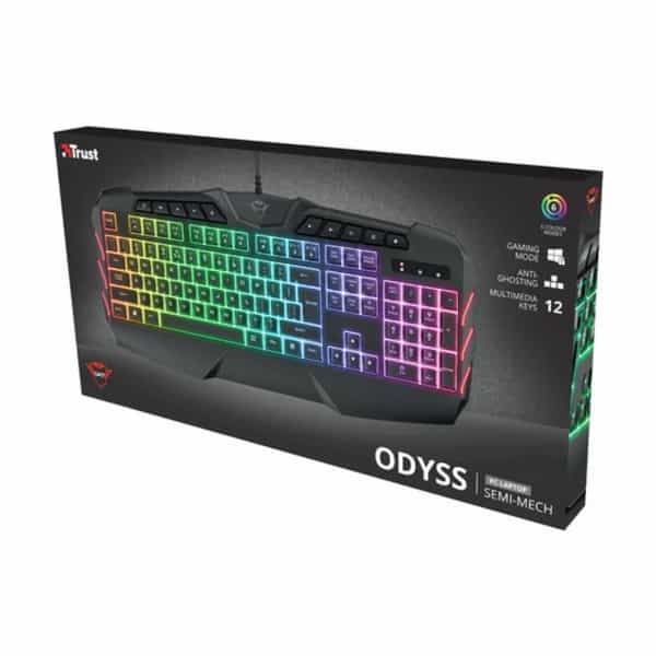 Teclado Trust Odyss Semi Mech ES GXT881