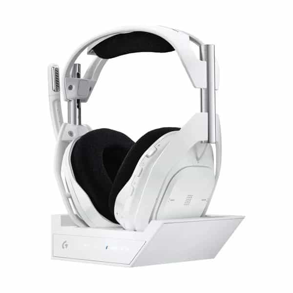 Auriculares gamer inalámbricos Logitech G Astro A50 X con estación base blanco 939-002132