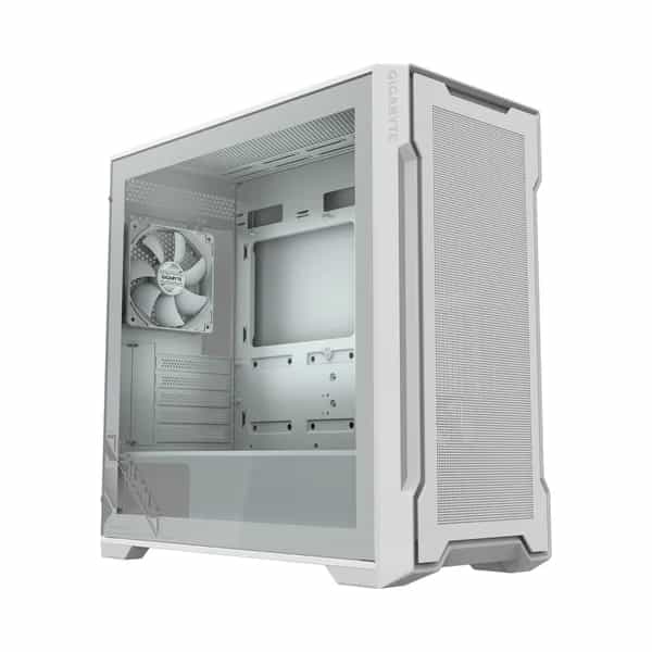 Gabinete GIGABYTE C102 GLASS ICE BLANCO Mid Tower sin Fuente