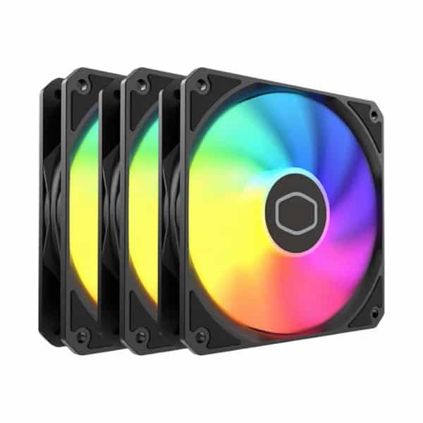 Cooler para Gabinete Cooler Master MF120 Lite ARGB 3 Pack