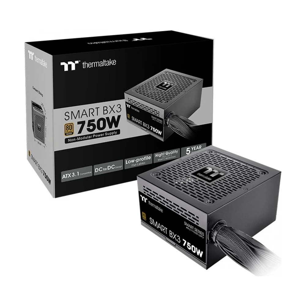 Fuente Gamer Thermaltake Smart BX3 750W 80 Plus Bronze