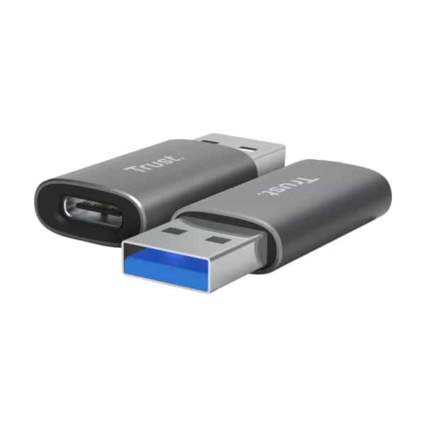 Adaptador USB-A USB-C Trust Calyx pack de 2