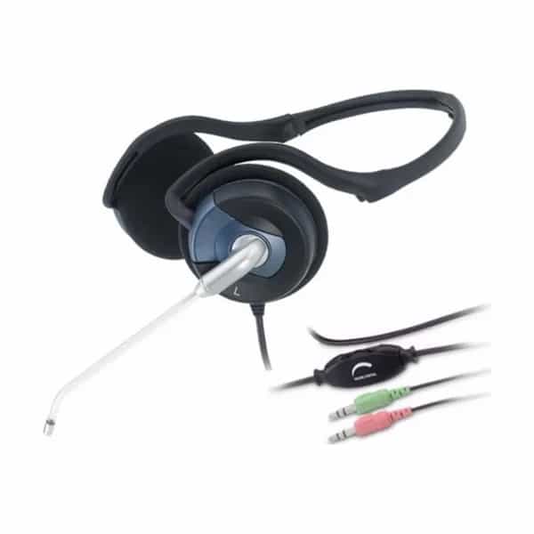 Auriculares con micrófono Genius HS-300N vincha posterior para PC