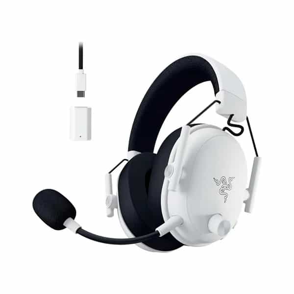 Auricular Razer BlackShark V3 Pro Wireless ANC PlayStation White Edition