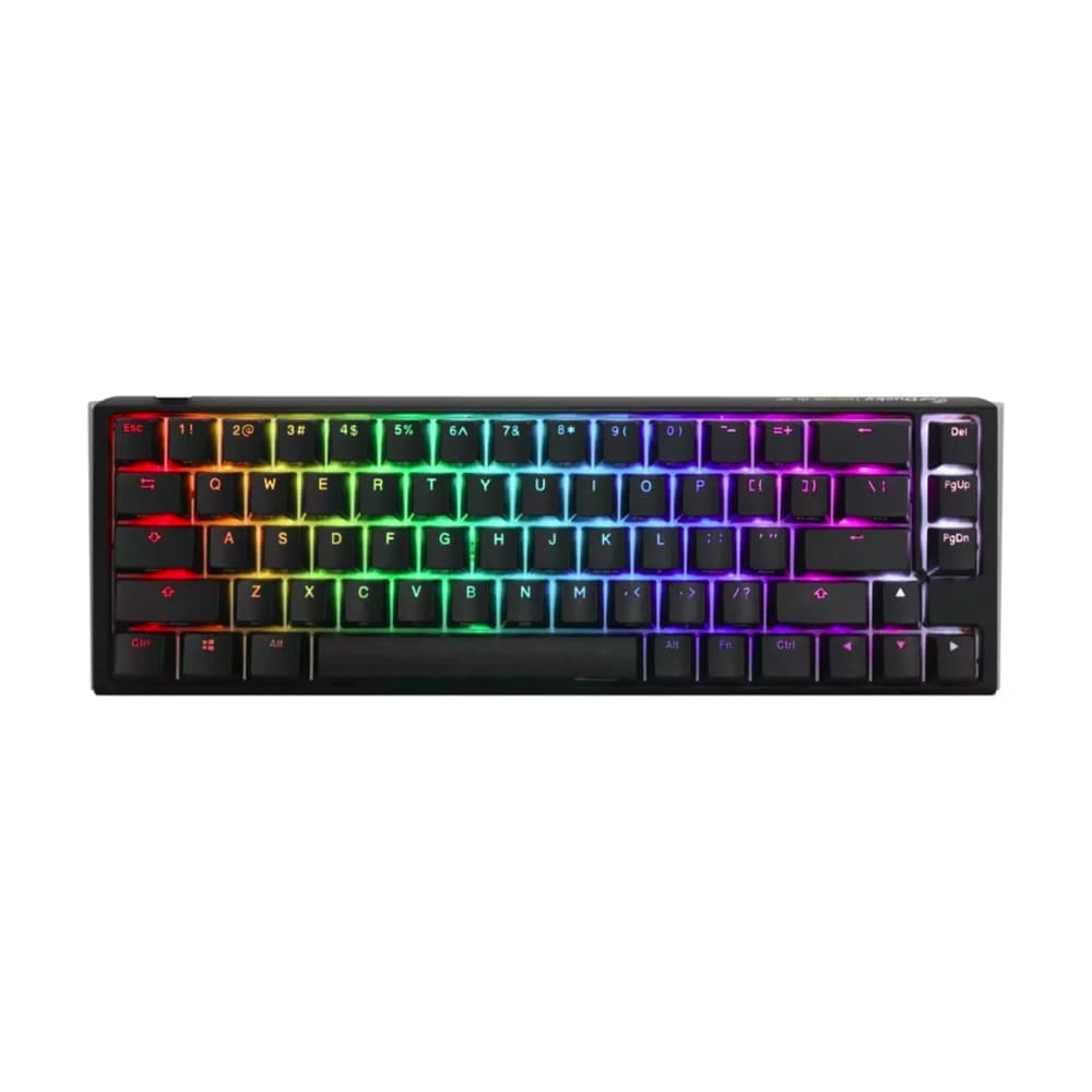 Teclado mecánico Ducky One 3 SF 65% Hotswap Cherry MX Brown retroiluminado RGB Negro