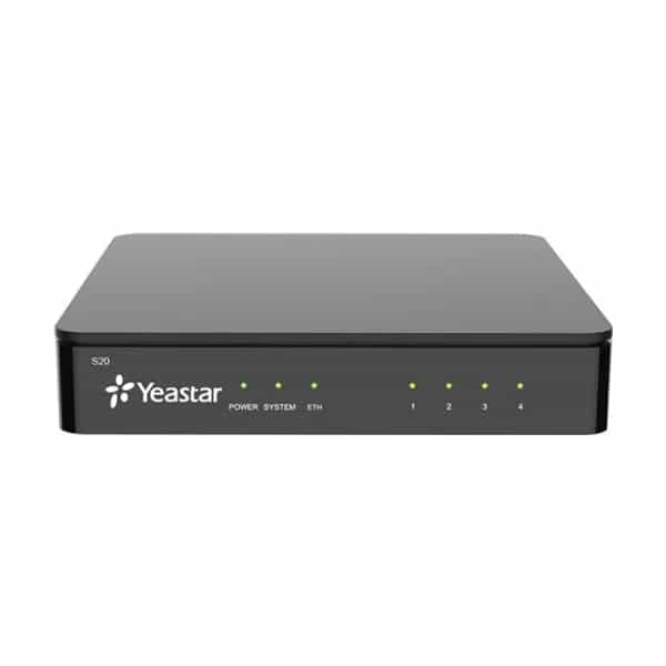 Central telefónica IP Yeastar S20 20 internos hasta 4 líneas sin fuente
