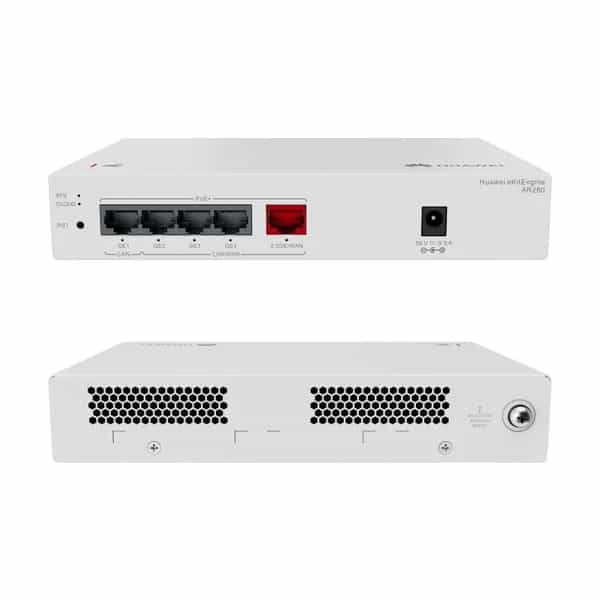 Router gateway Huawei eKitEngine AR280 PoE 4 puertos GE + 1 WAN 2.5GE