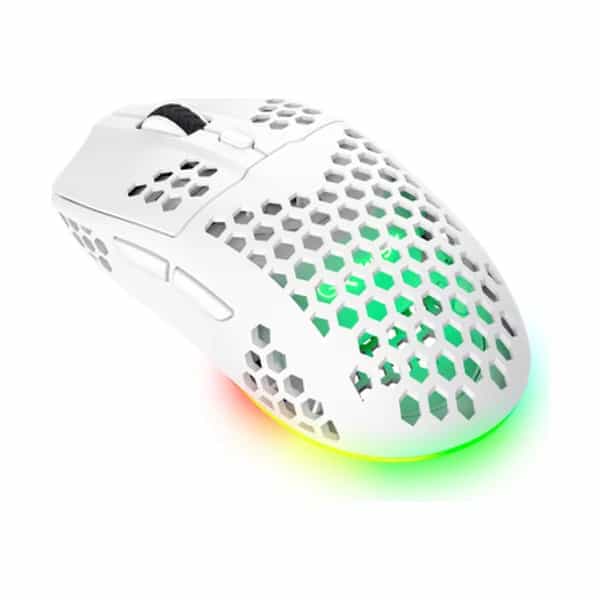 Mouse Trust Helox Gaming Wireless Liviano White GXT929W