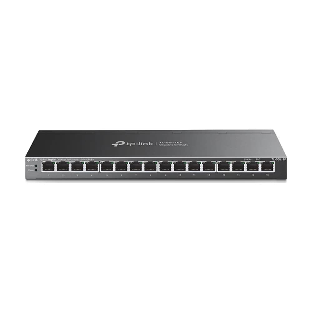 TL-SG116P Switch 16P Giga POE TpLink Smart Gigabit