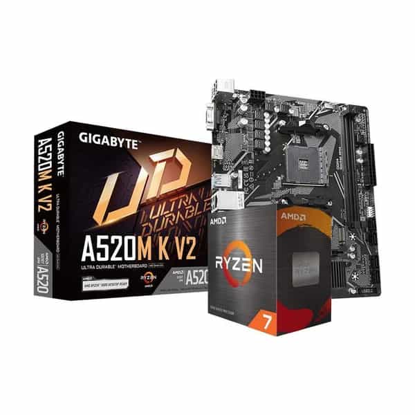 Combo de actualización Ecovision Ryzen 7 5700X + A520M + 16 GB DDR4 + SSD 960 GB (sin gabinete)