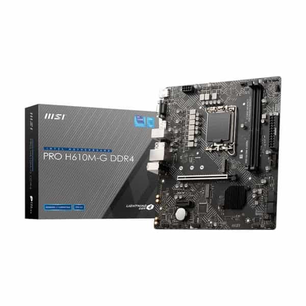 Motherboard MSI PRO H610M-G DDR4 Micro-ATX para Intel socket LGA1700