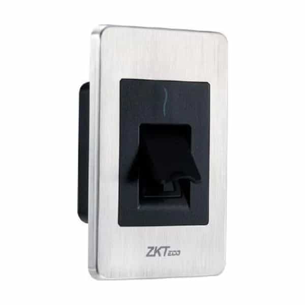 Control de acceso ZKTeco huella y RFID IP65 RS485 sin fuente FR1500S