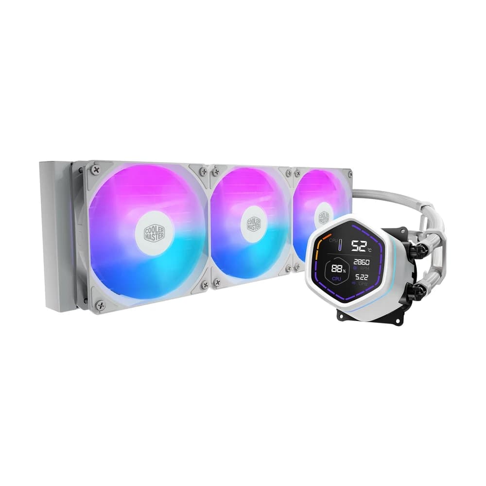 Water Cooler Cooler Master MasterLiquid Core NEX Digital 360 ARGB White