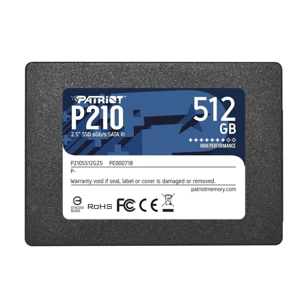 Disco SSD Patriot P210 Solid 512GB SATA3 PE000718