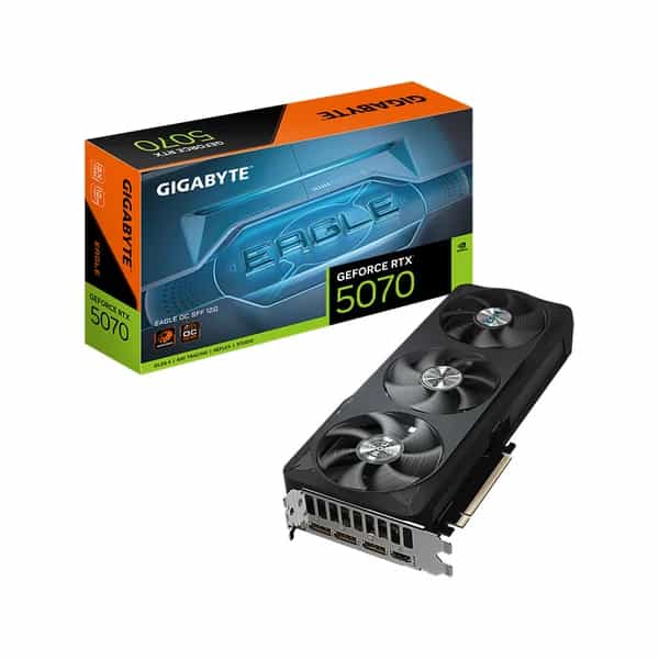 Placa de video Gigabyte RTX 5070 Eagle OC SFF 12GB GV-N5070EAGLE OC-12GD