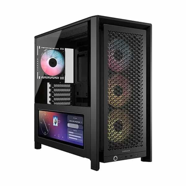 Gabinete Corsair FRAME 4000D LCD RS Performance Mid-Tower Negro