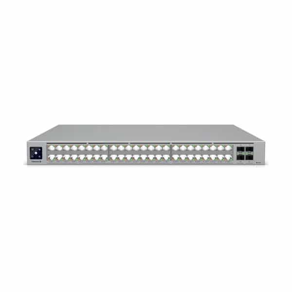 Switch Ubiquiti Enterprise 48 puertos capa 3 Etherlighting PoE+++ 10GbE y 25G SFP28 ECS-48-POE