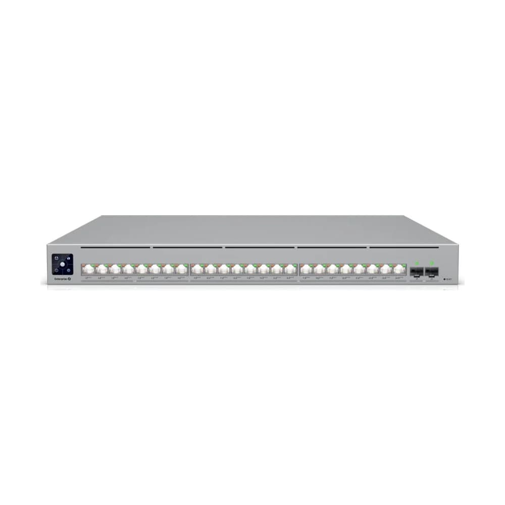 Switch Ubiquiti Enterprise 24 puertos capa 3 Etherlighting PoE+++ 10GbE y 25G SFP28 ECS-24-POE