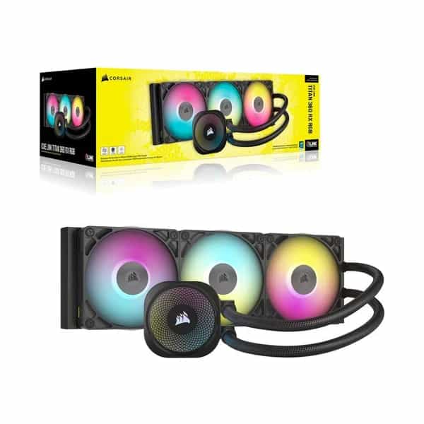 Water cooler Corsair iCUE Link Titan 360 RX RGB AIO 360 mm CW-9061018-WW