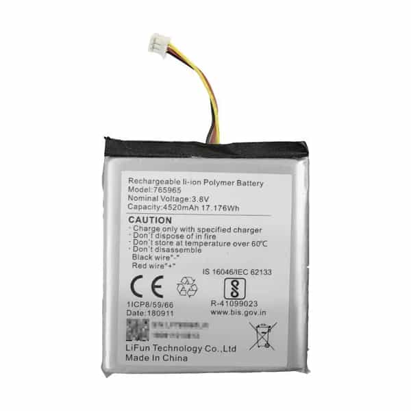 Batería Li-Ion de respaldo para panel de alarma Hikvision DS-PA-BATTERY
