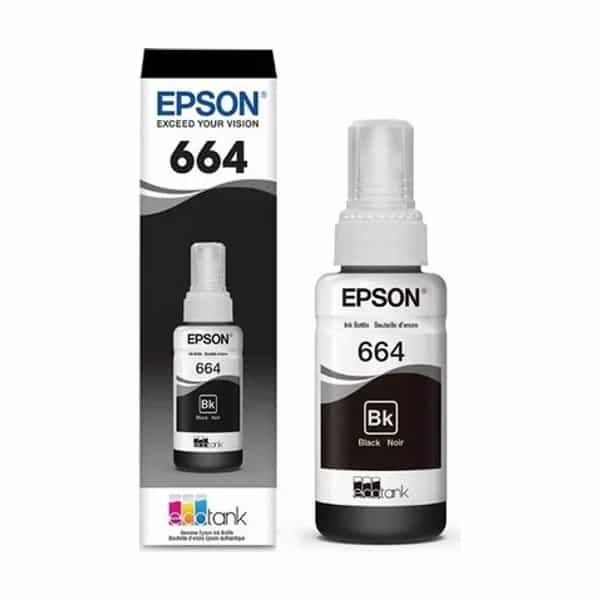 Cartucho Epson T664120 Negro para L200