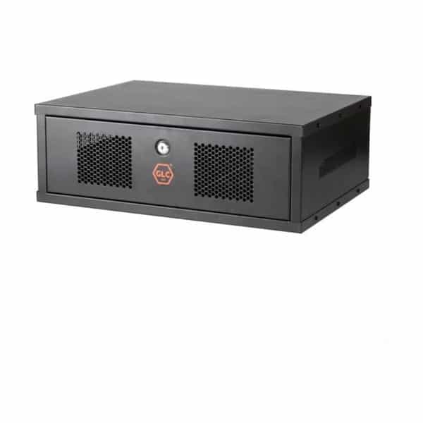 Rack mural GLC para CCTV 3U 19" 370mm desarmado MURAL-3U370-2