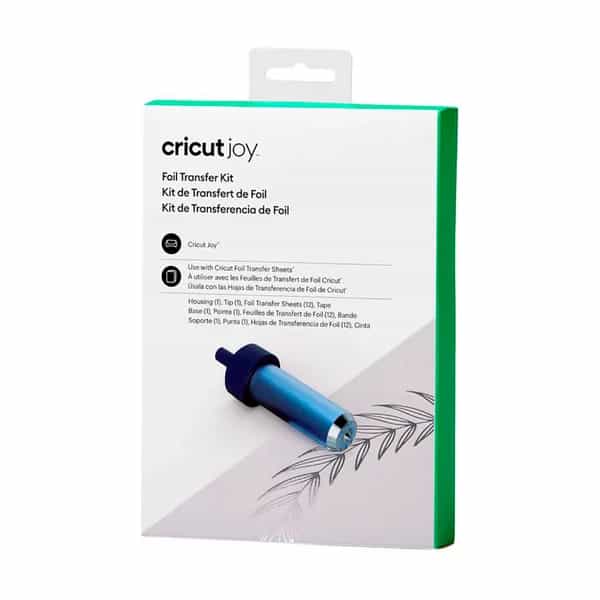 Kit Foil Transfer Cricut Joy con carcasa y hojas metalicas 2009056
