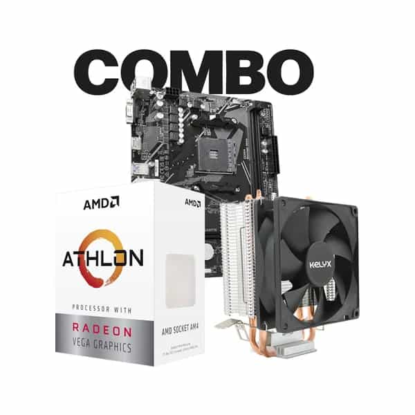Pc Kelyx MB GIGA A520M K V2 / Procesador AMD Athlon 3000G Tray / CPU Cooler Kelyx