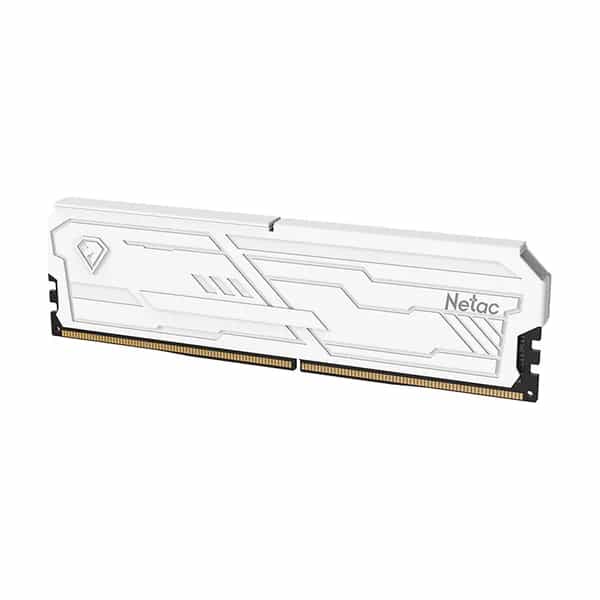 Memoria RAM Netac Shadow III DDR5 16GB 6400MHz CL32 White NTSHD5P64SP-16W
