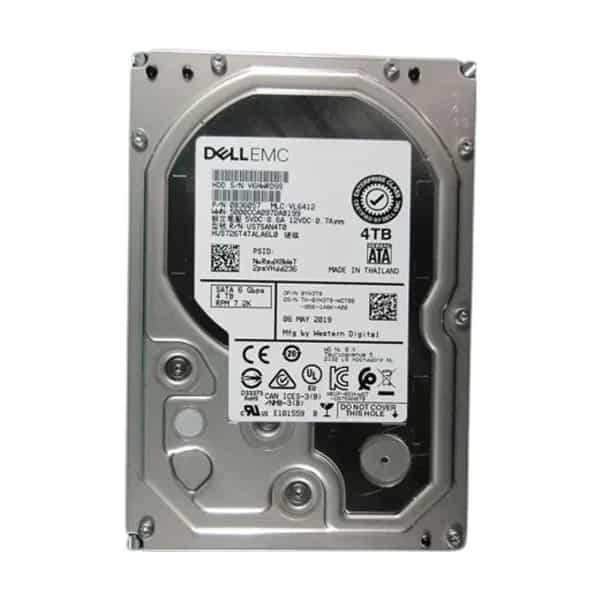 HDD SATA Dell 4TB 6GBPS 7.2K 512N 3.5` Ck Cabled