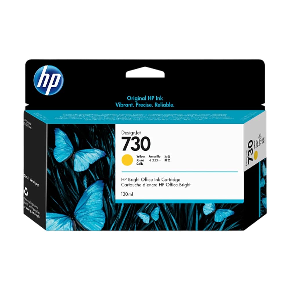 Cartucho de tinta HP 730 Amarillo 130 ml P2V64A
