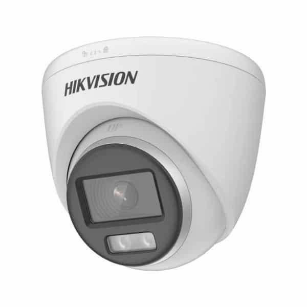 Cámara minidomo Turbo HD Hikvision DS-2CE72DFOT-F 720p 4 en 1 plástico interior 2.8mm
