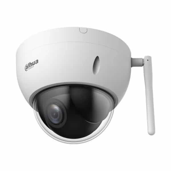 Cámara IP speed dome PTZ Dahua 2MP 4X IP66 IK10 WiFi DH-SD22204DB-GNY-W