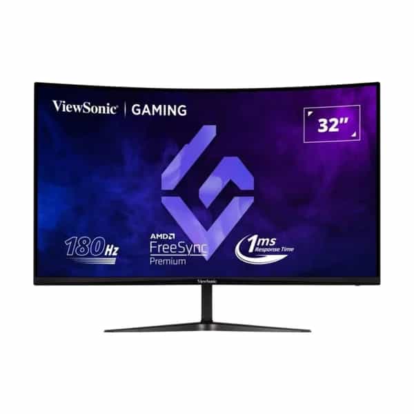 Monitor gamer curvo ViewSonic VX3218C-2K 32 pulgadas QHD 180 Hz 1 ms FreeSync Premium